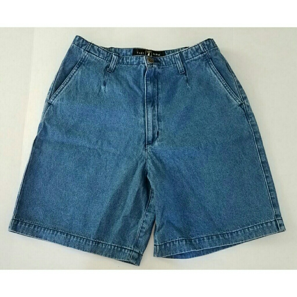 Vintage True Denim Mom High Waist Jean Shorts